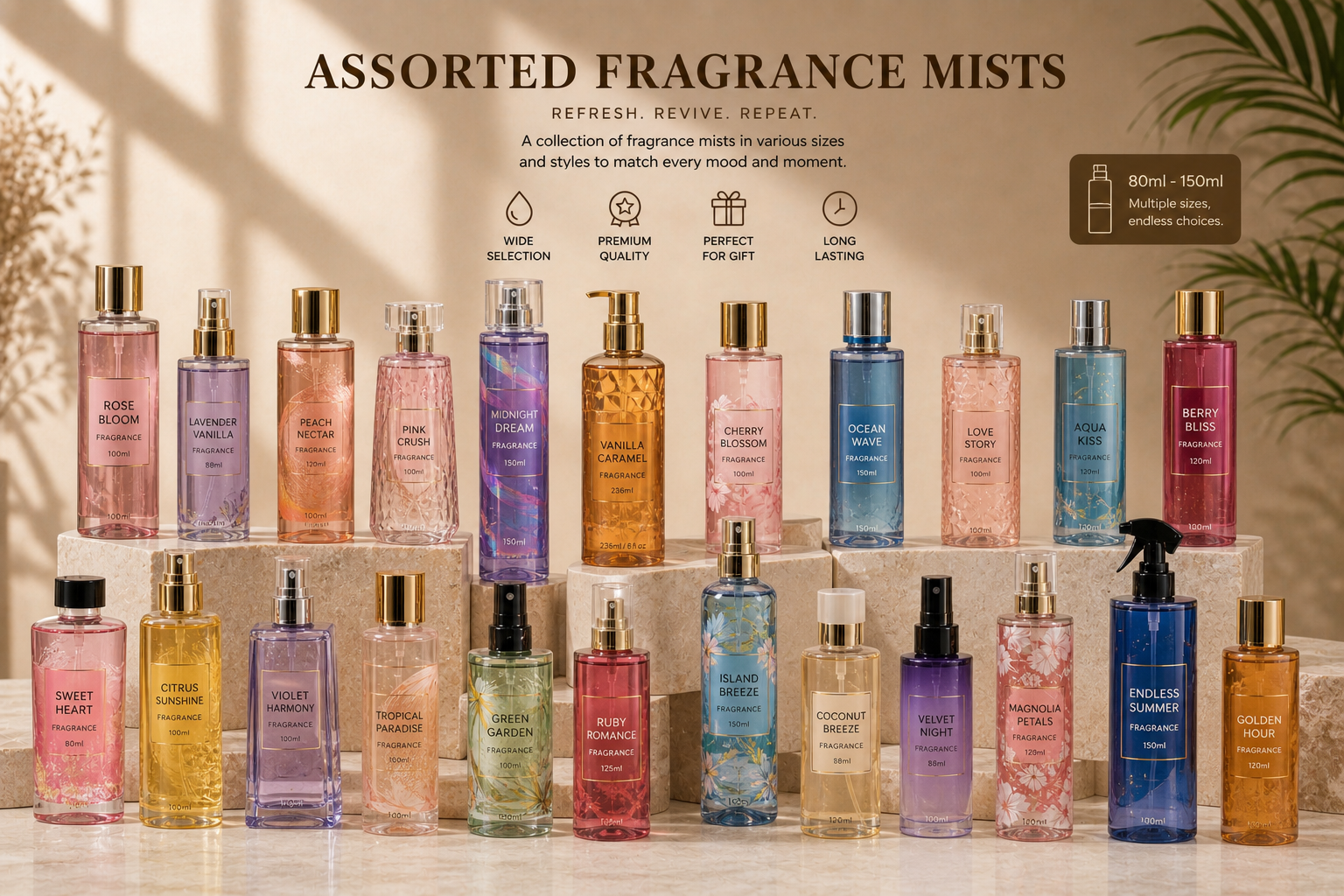 CZ-SX1001 Mixed 100ML Fragrance Mist