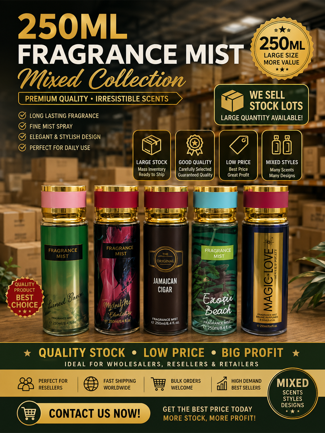 CZ-XP2501 250ML Full-Cap Fragrance Mist