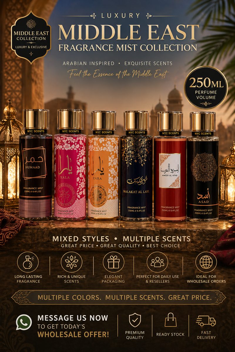 CZ-LTF2501 250ML Middle East Style Fragrance Mist